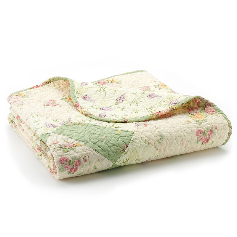 93955259 Bliss Reversible Quilted Throw, White sku 93955259