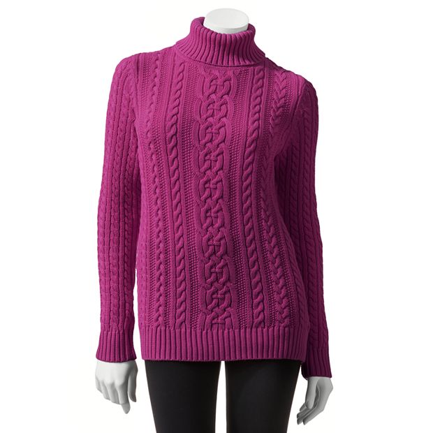 Croft and barrow turtleneck sweater sale