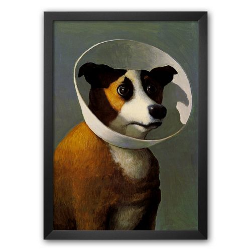 Art.com Filmhound 25.125 x 18.25 Framed Art Print by Michael Sowa