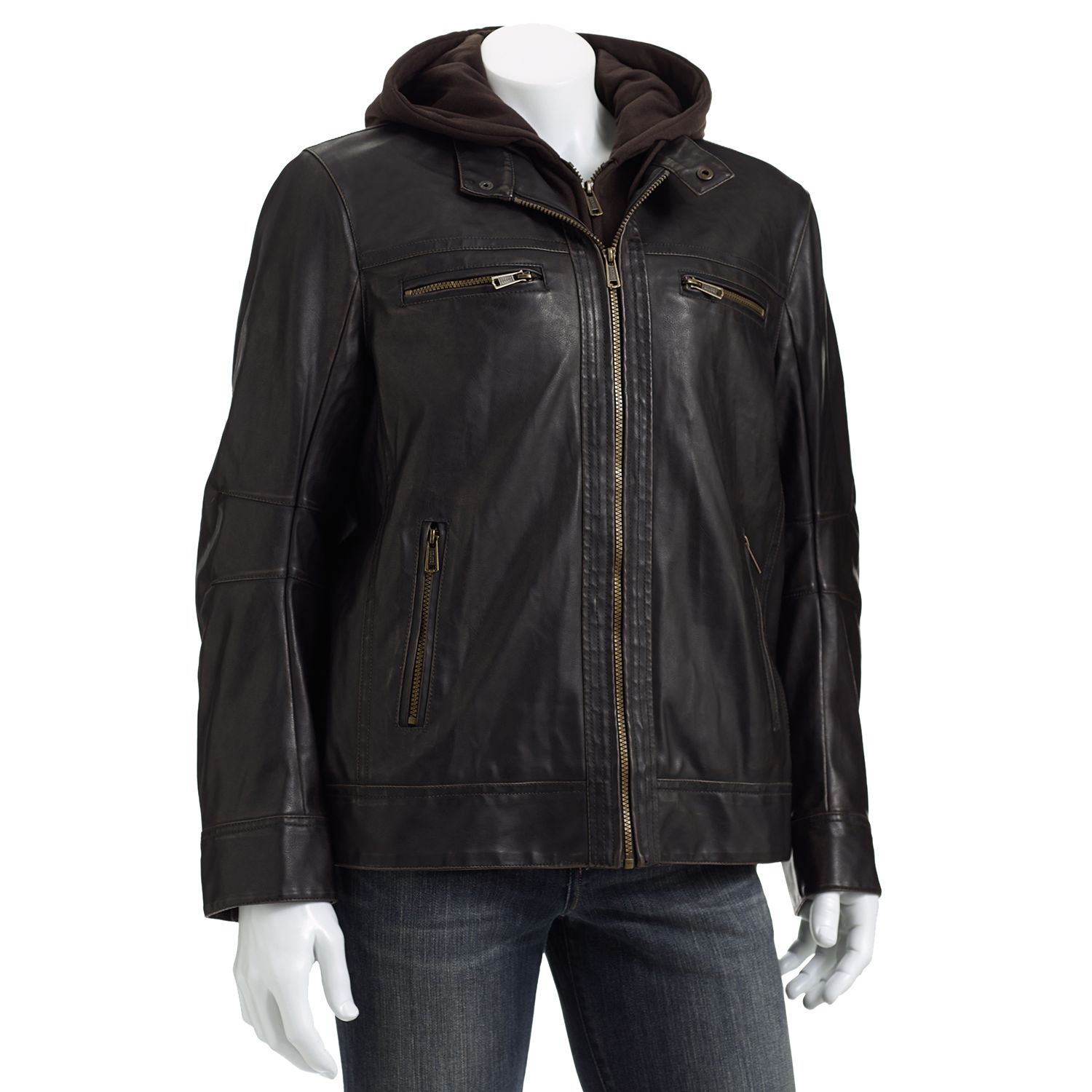 leather jacket under 600