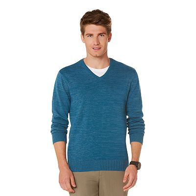 Axist Solid V Neck Sweater Men