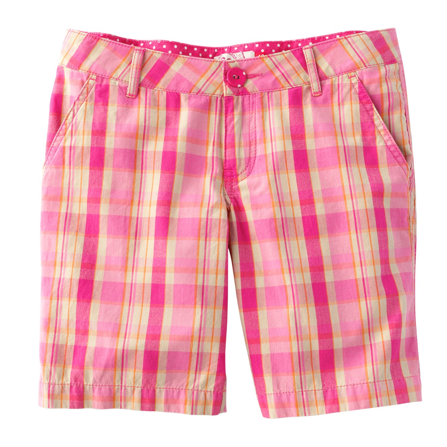 plaid overall shorts