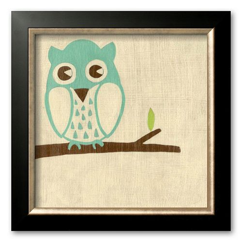 Art.com Best Friends - Owl Framed Art Print by Chariklia Zarris