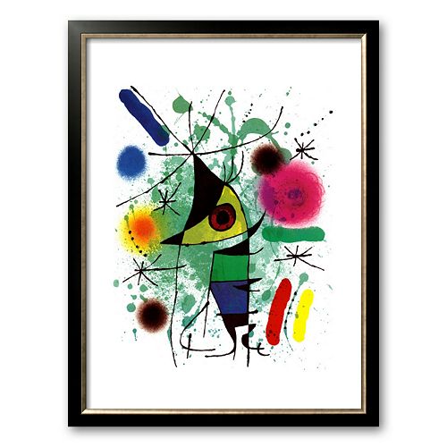 Art.com The Singing Fish Framed Art Print by Joan MirÃ³