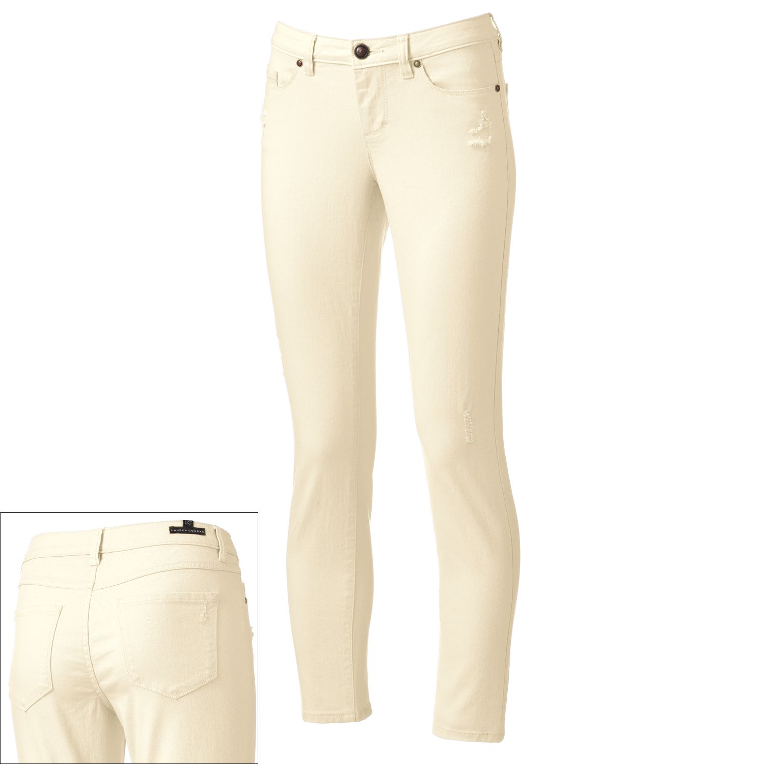 kohls khaki skinny jeans