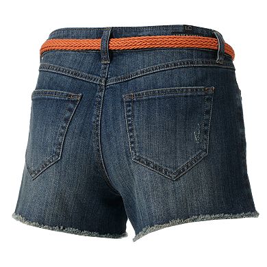 LC Lauren Conrad Distressed Cut-Off Denim Shorts
