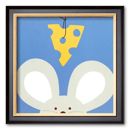 Art.com Peek-a-Boo V, Mouse Framed Art Print By Yuko Lau