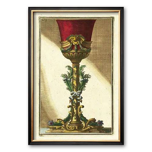 Art.com Red Goblet II Framed Art Print by Giovanni Giardini