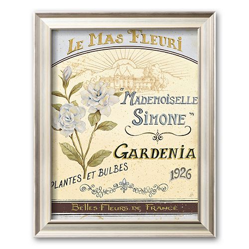 Art.com French Seed Packet IV Framed Art Print by Daphne Brissonnet