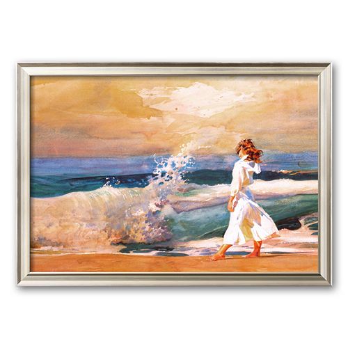 "Butterfly Beach" Framed Art Print by Richard Yaco