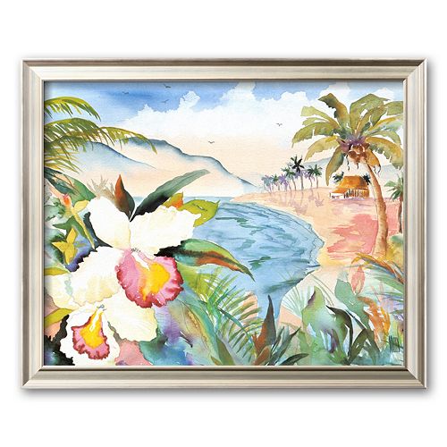 Art.com Hawaiian Orchids Framed Art Print by Terry Madden