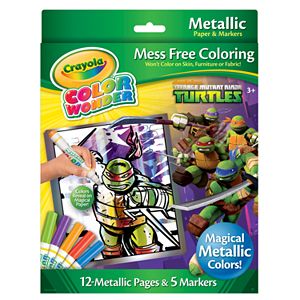 Teenage Mutant Ninja Turtles Color Wonder Metallic Set by Crayola