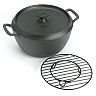 Bobby Flay™ 5-qt. Pre-Seasoned Cast-Iron Dutch Oven