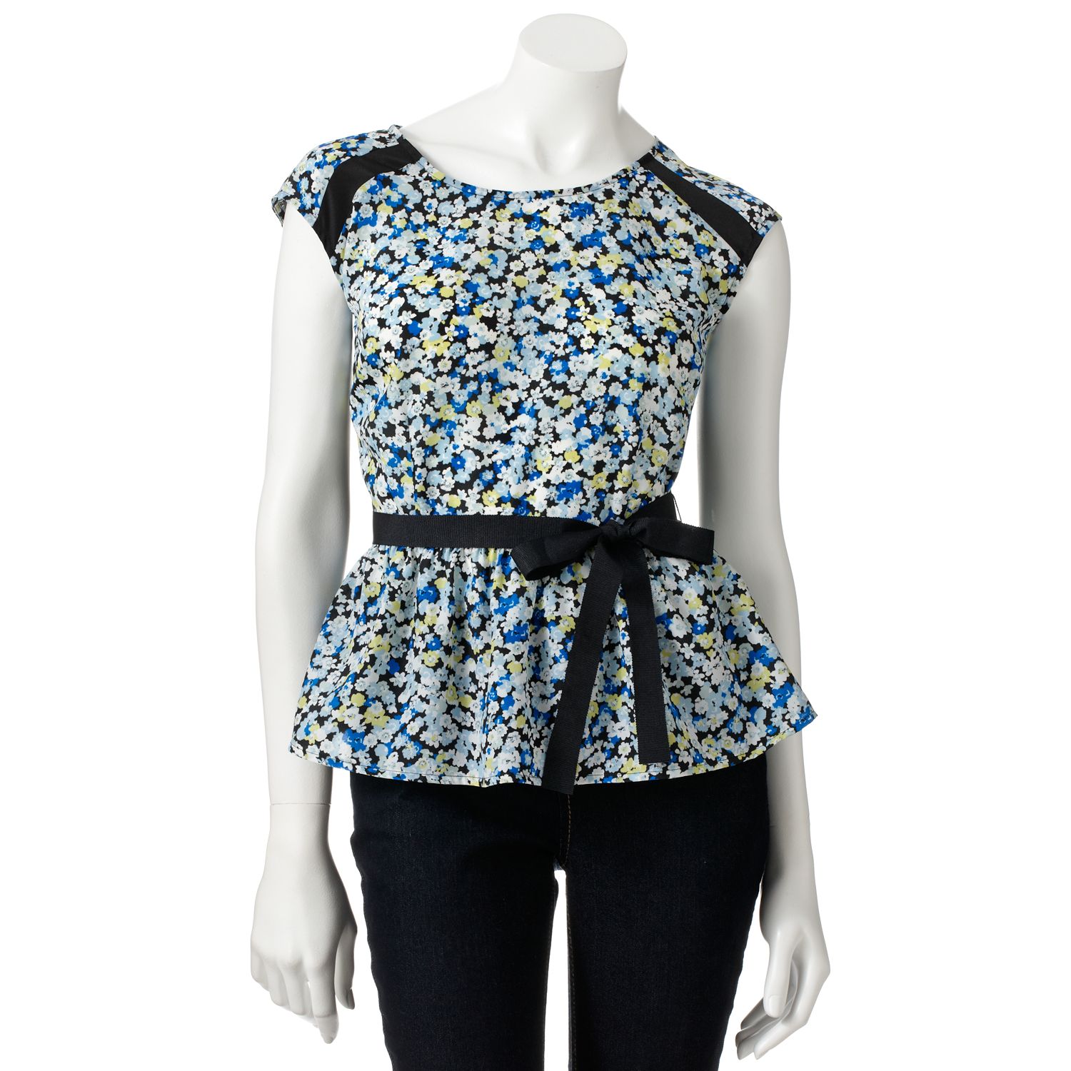 elle peplum top