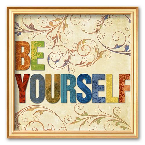 Art.com Be Yourself Framed Art Print By Elizabeth Medley