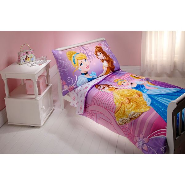 Disney Princess 4 Pc Toddler Bedding Set By Nojo