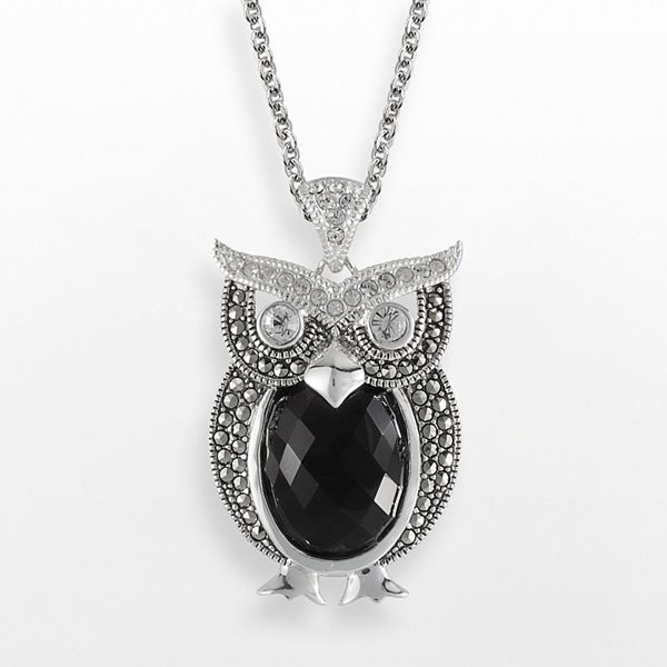 Swarovski store owl pendant