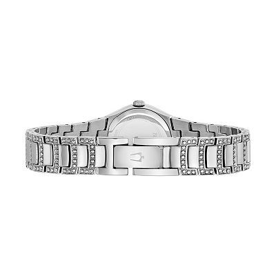 Bulova Women s Crystal Stainless Steel Watch 96L170