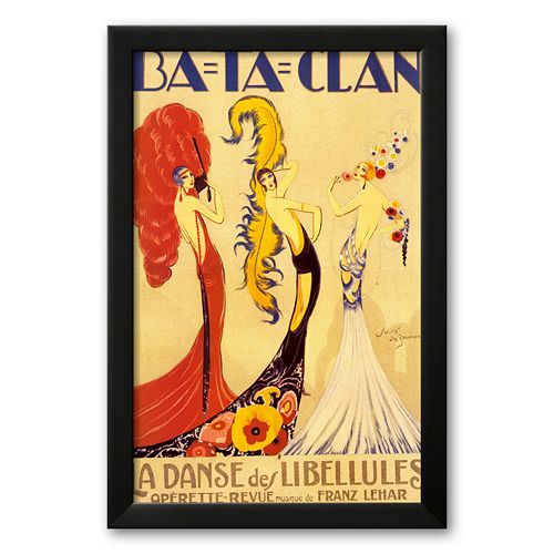 Art.com Ba-Ta-Clan Framed Art Print By Jose de Zamora