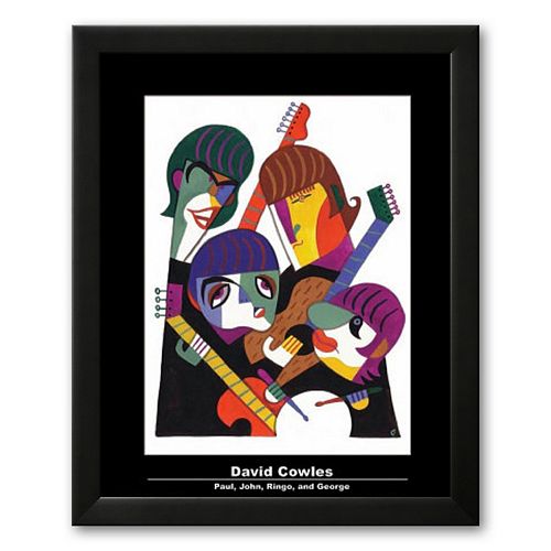 Art.com Paul, John, Ringo, and George Framed Art Print by David Cowles