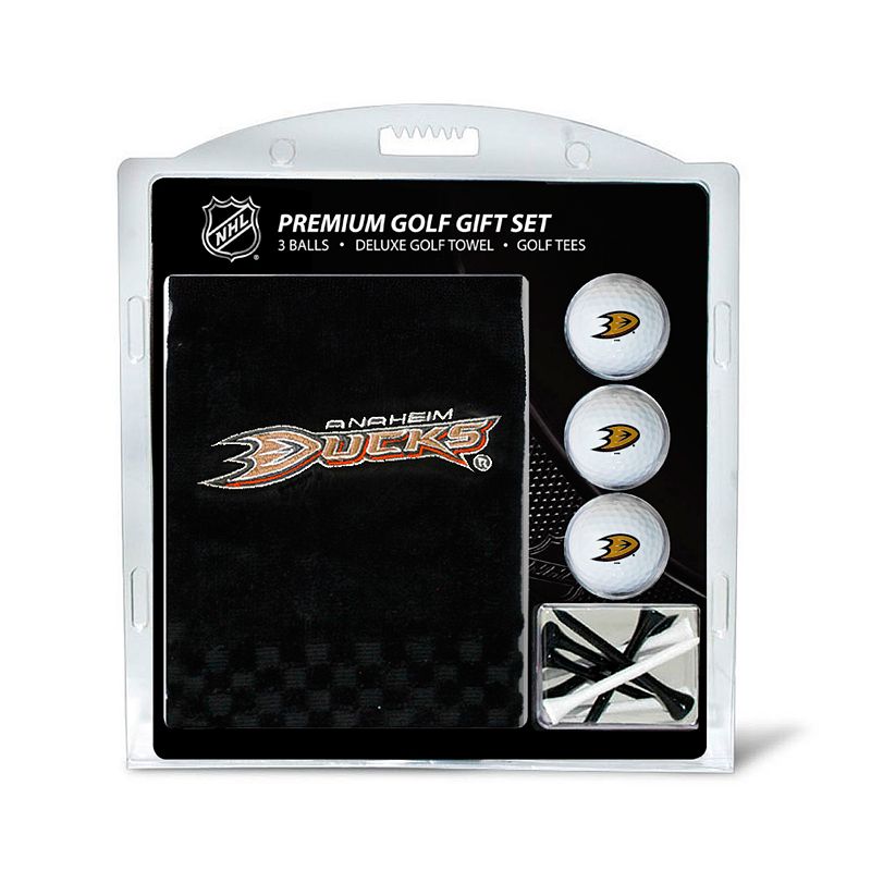 Team Golf Anaheim Ducks Embroidered Towel Gift Set, Dks Team