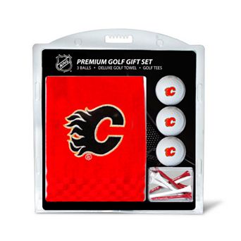 Team Golf Calgary Flames Embroidered Towel Gift Set