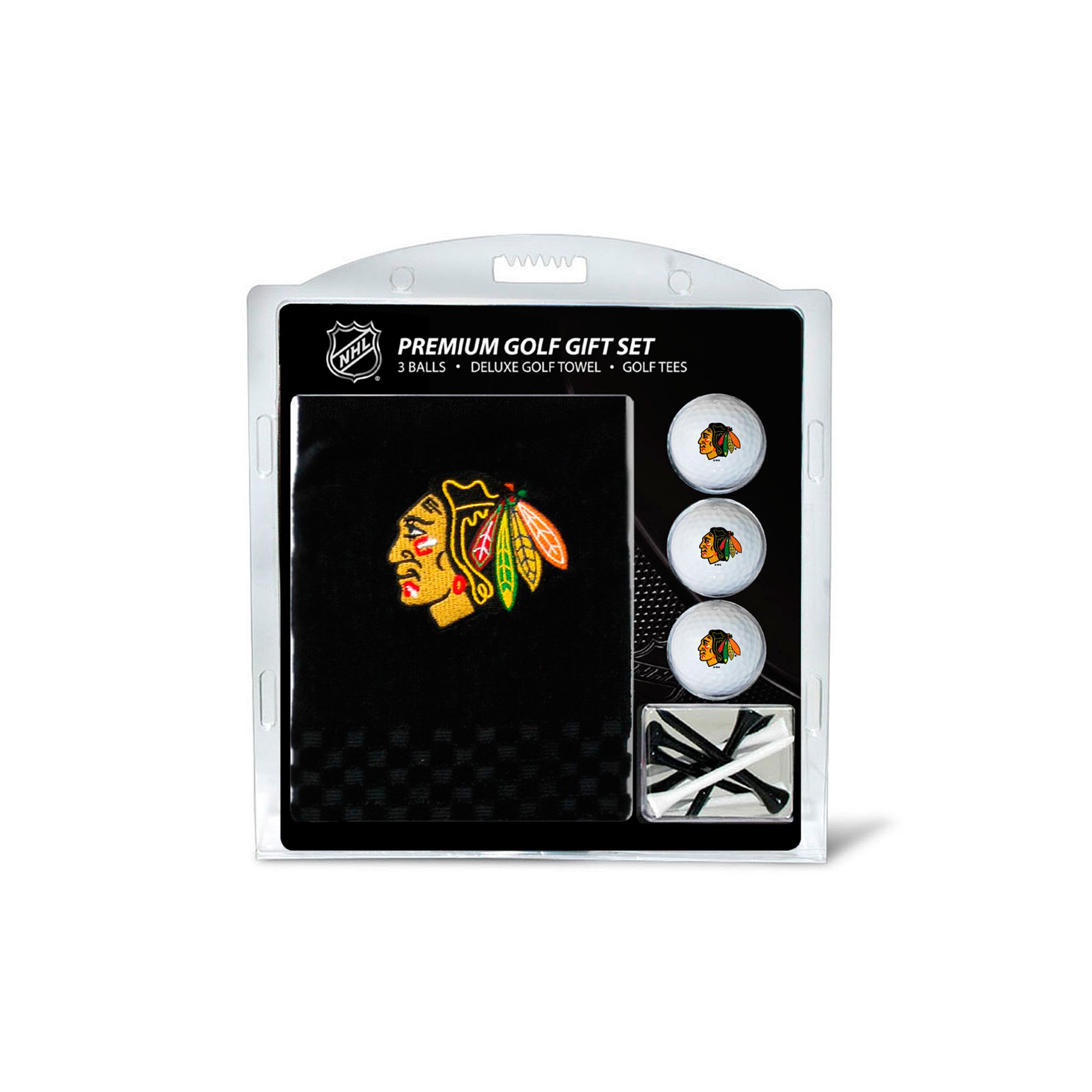 Team Golf Chicago Blackhawks Embroidered Towel Gift Set
