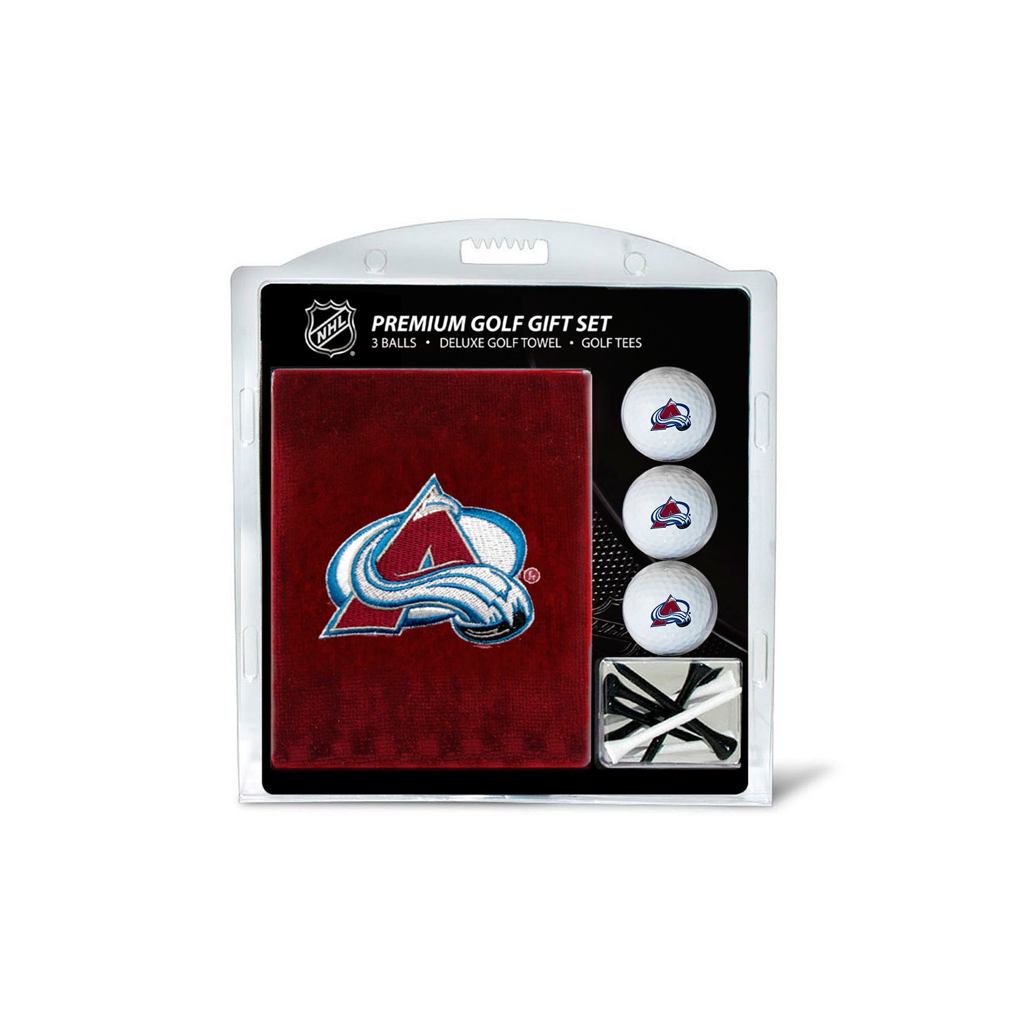 Team Golf Colorado Avalanche Embroidered Towel Gift Set