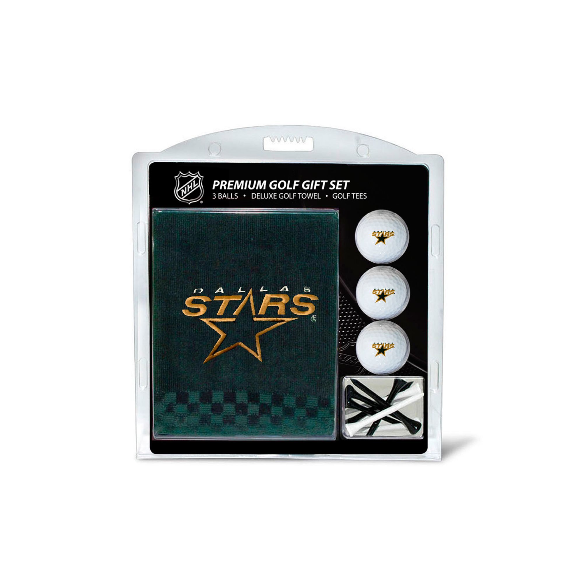 Team Golf Dallas Stars Embroidered Towel Gift Set, Str Team