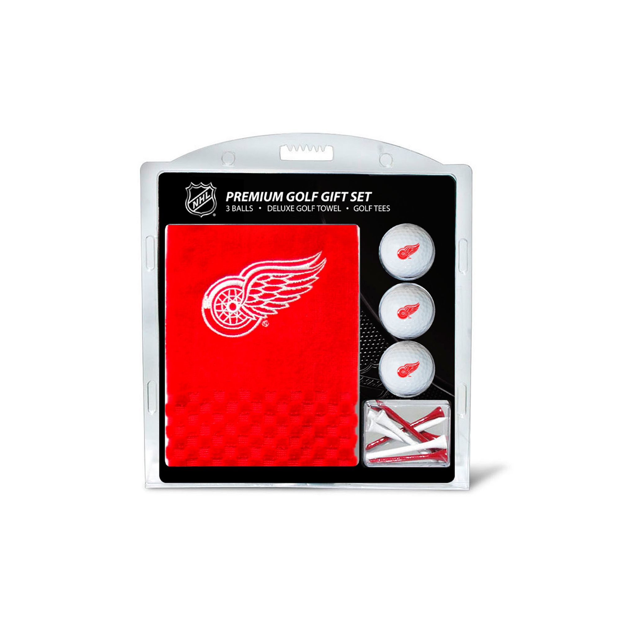 Team Golf Detroit Red Wings Embroidered Towel Gift Set