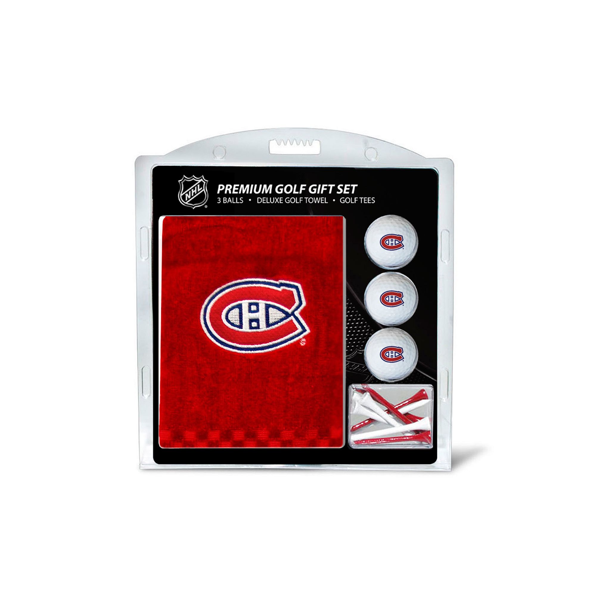 Team Golf Montreal Canadiens Embroidered Towel Gift Set, Cnd Team