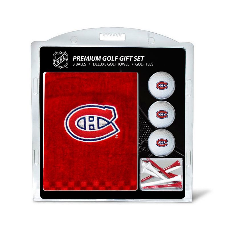 Team Golf Montreal Canadiens Embroidered Towel Gift Set, Cnd Team