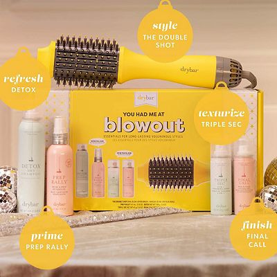 DryBar Hair Dryer Set Buttercup and Double Shot Hair Dryer deals Brush