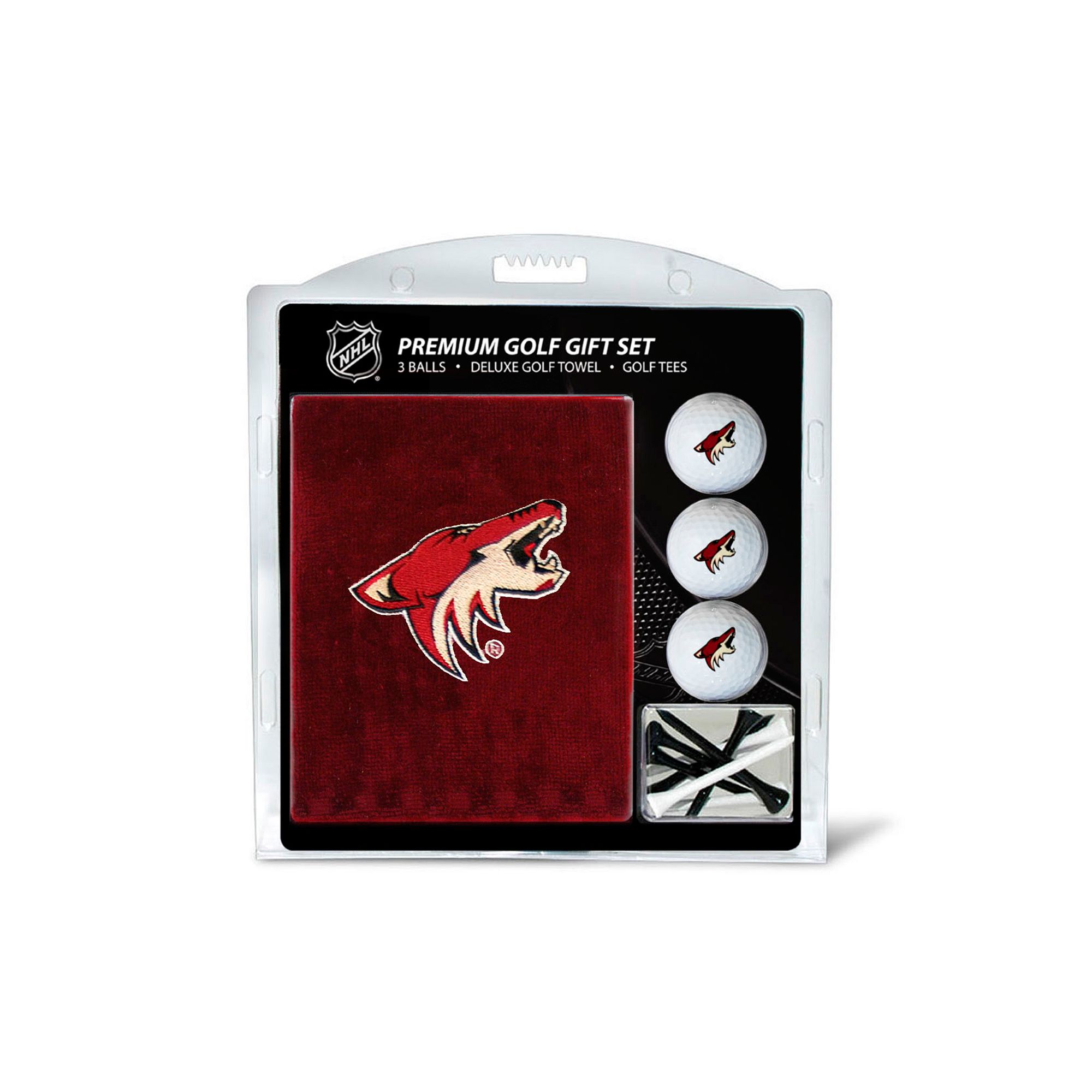 Team Golf Phoenix Coyotes Embroidered Towel Gift Set, Coy Team