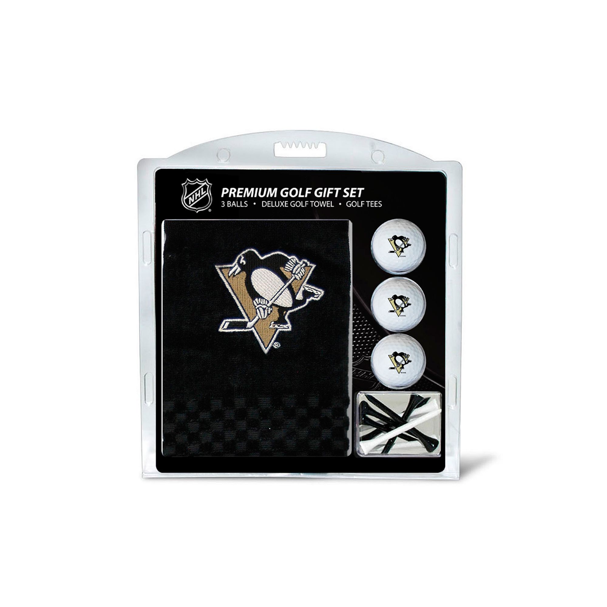 Team Golf Pittsburgh Penguins Embroidered Towel Gift Set