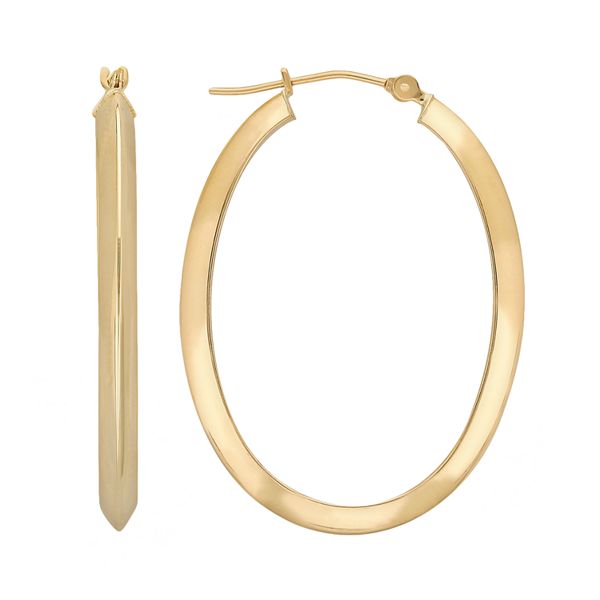 Kohl's 14k gold 2024 hoop earrings