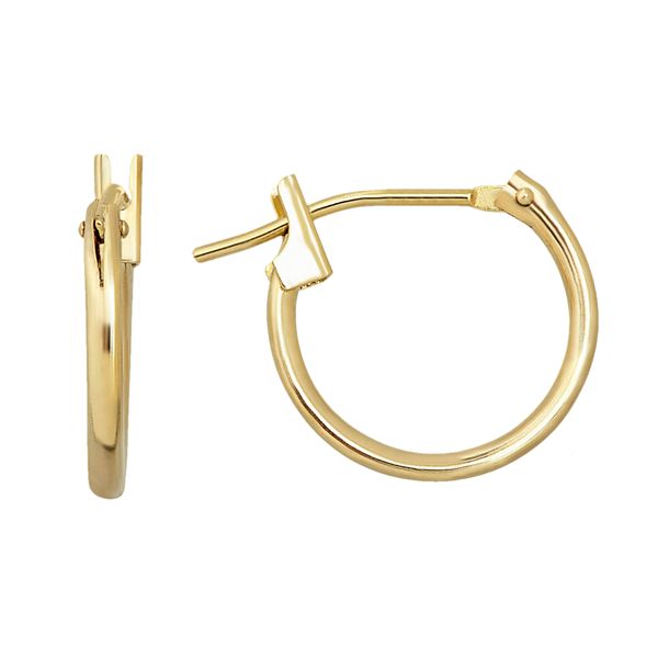 Kohls hoop store gold earrings