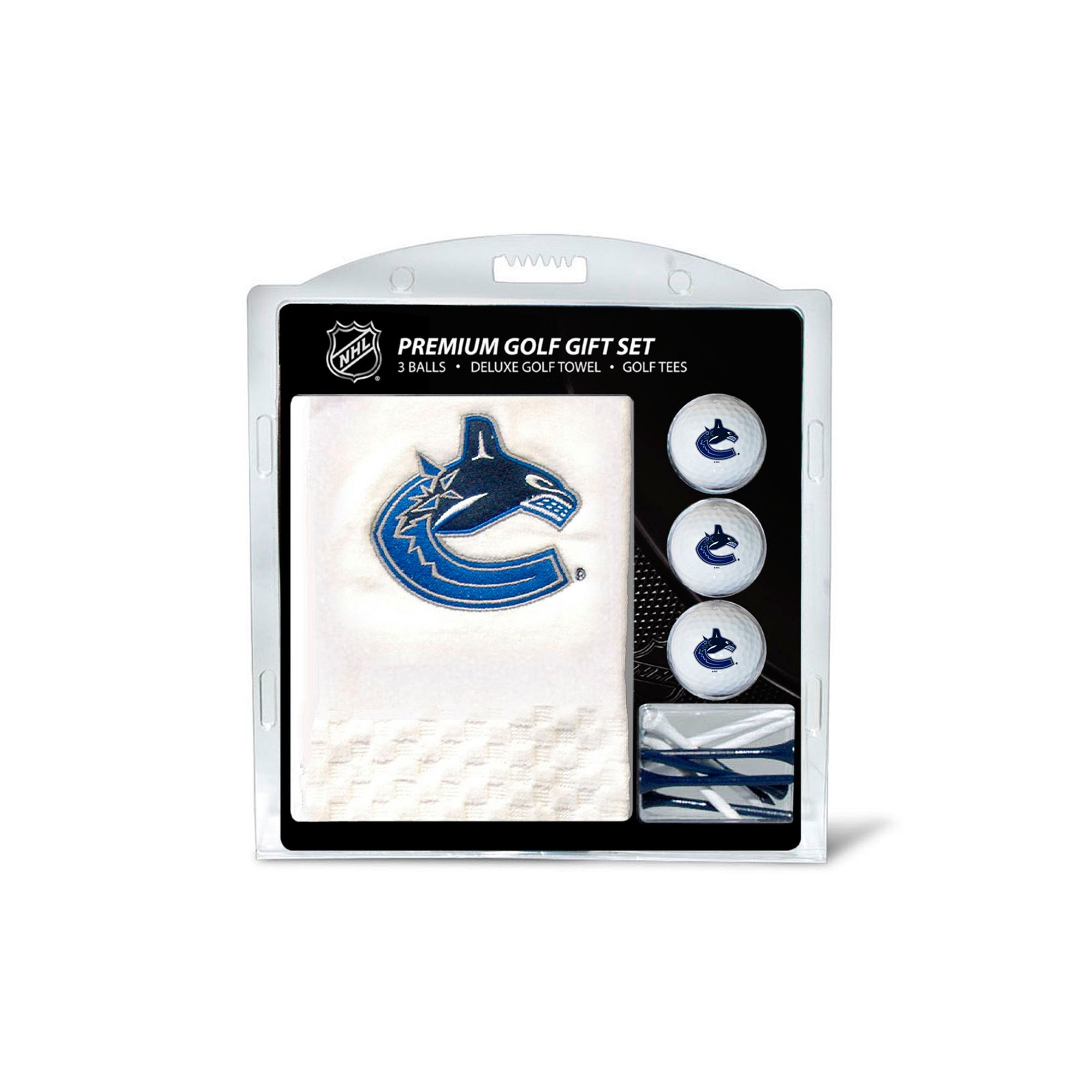 Team Golf Vancouver Canucks Embroidered Towel Gift Set, Cnk Team