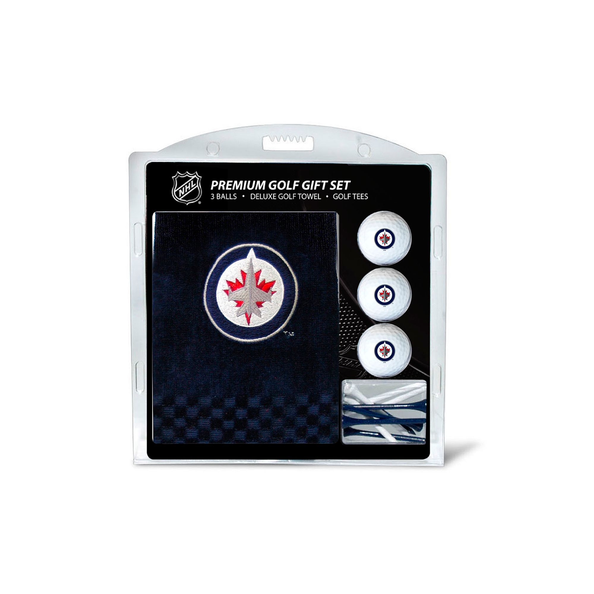 Team Golf Winnipeg Jets Embroidered Towel Gift Set, Jts Team
