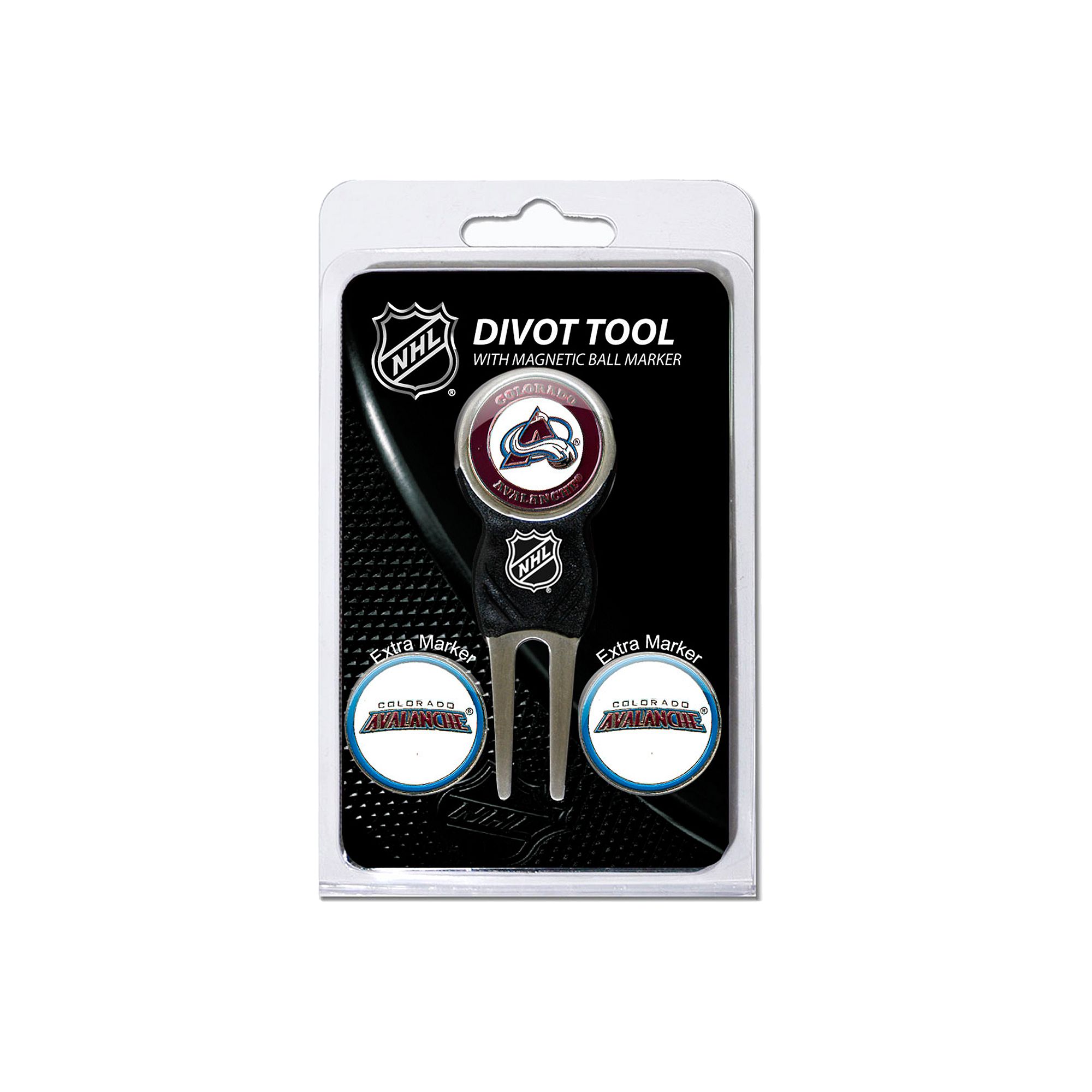 Team Golf Colorado Avalanche 4-pc. Divot Tool & Ball Marker Set