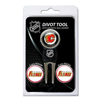 Team Golf Calgary Flames 4 pc Divot Tool & Ball Marker Set