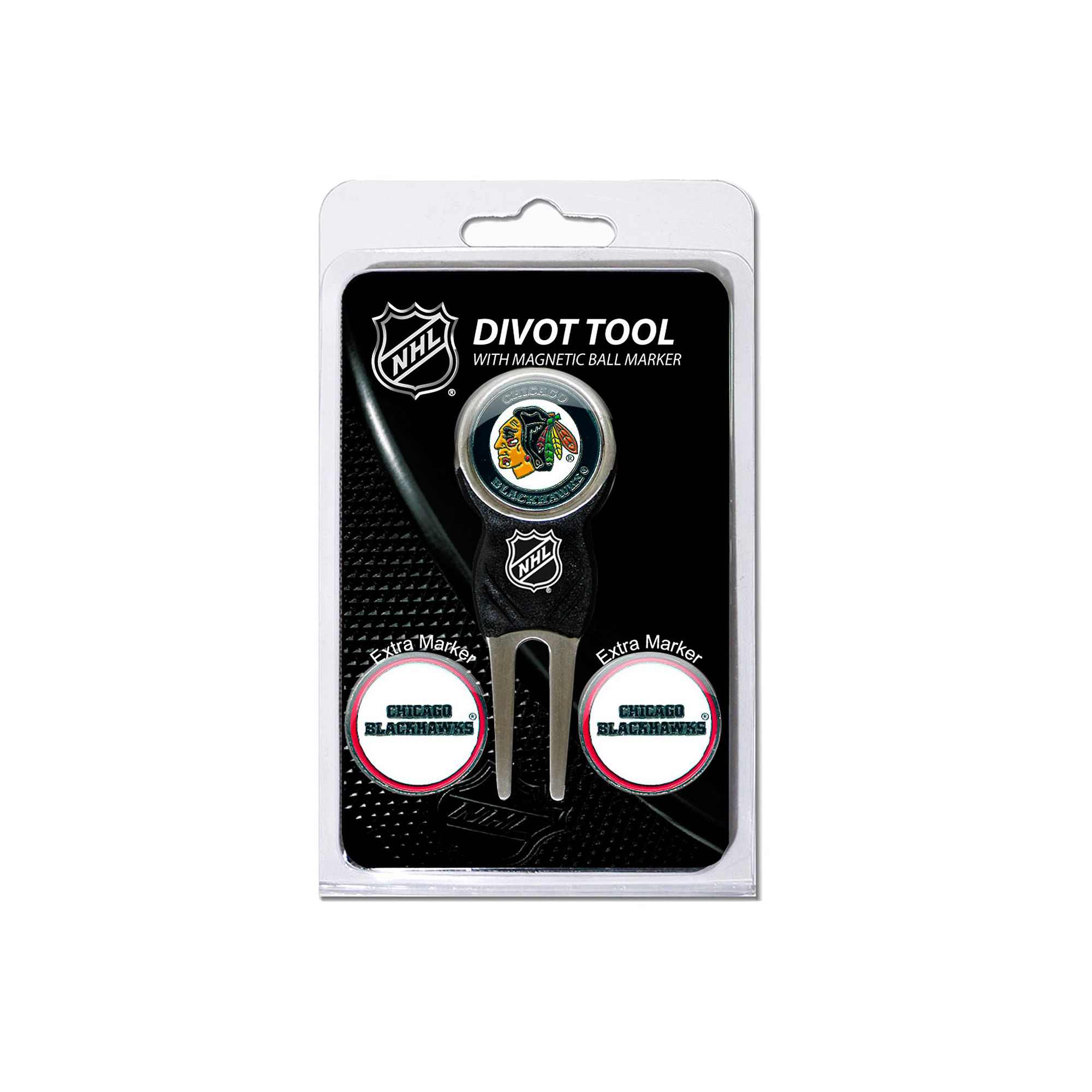 Team Golf Chicago Blackhawks 4-pc. Divot Tool & Ball Marker Set