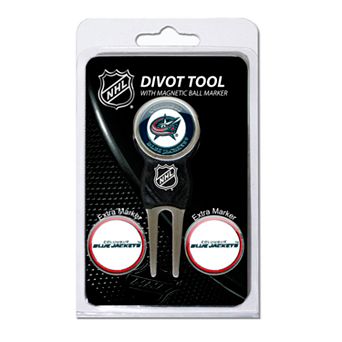 Team Golf Columbus Blue Jackets 4 pc Divot Tool & Ball Marker Set