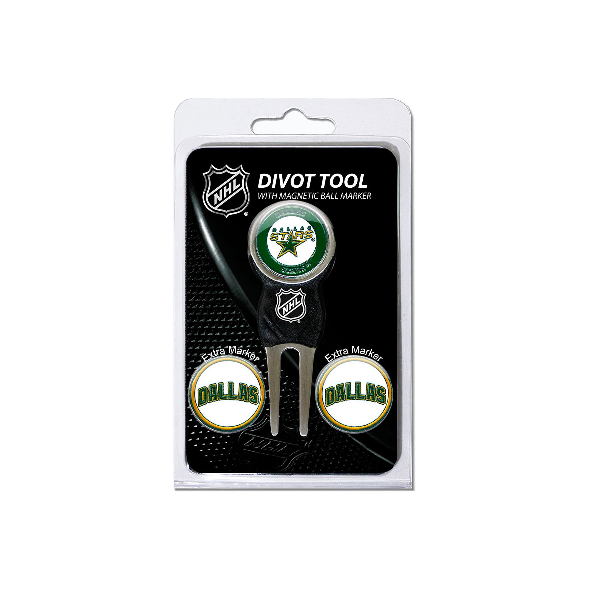 Team Golf Dallas Stars 4-pc. Divot Tool & Ball Marker Set, Str Team