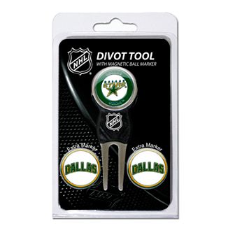 Team Golf Dallas Stars 4 pc Divot Tool & Ball Marker Set