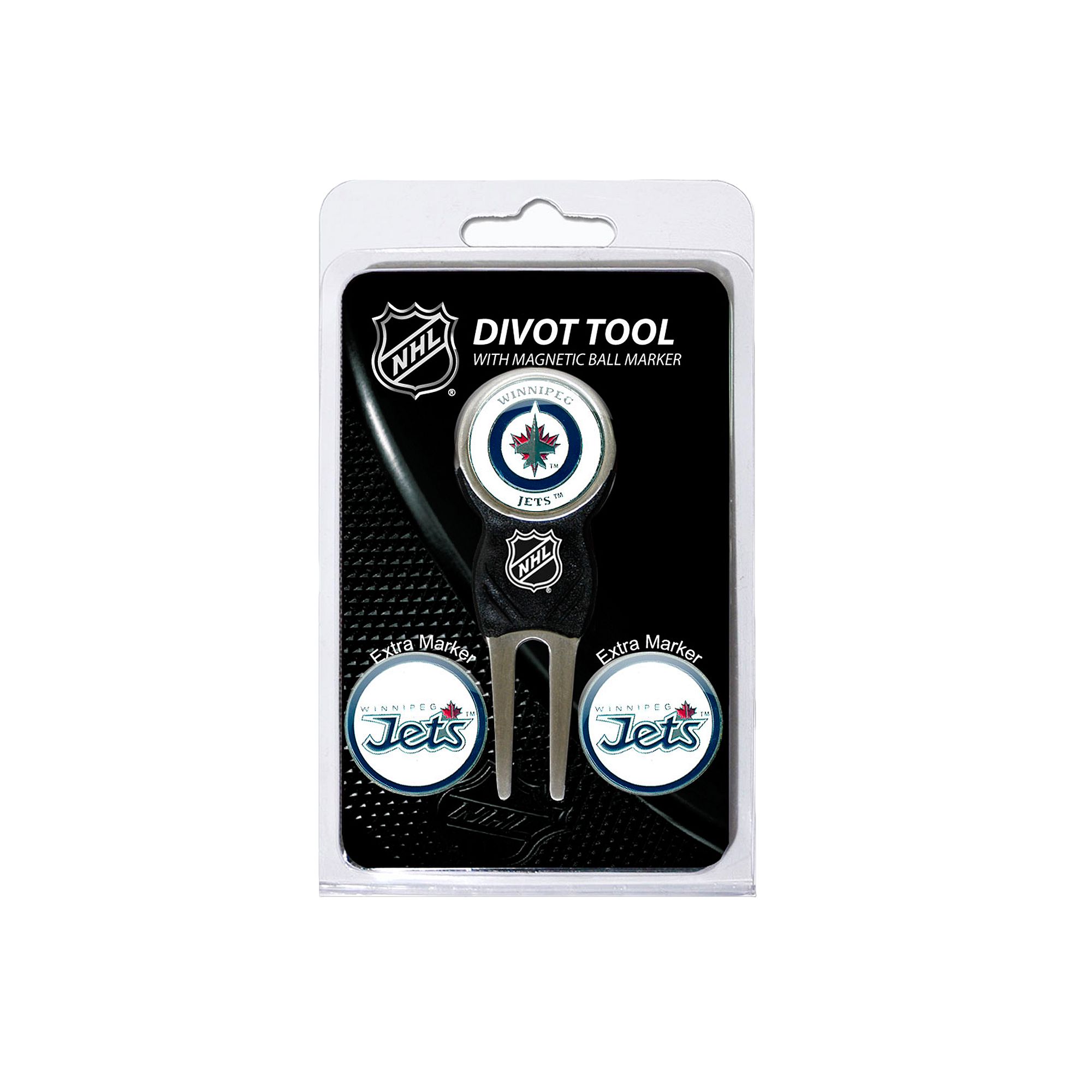 Team Golf Winnipeg Jets 4-pc. Divot Tool & Ball Marker Set, Jts Team
