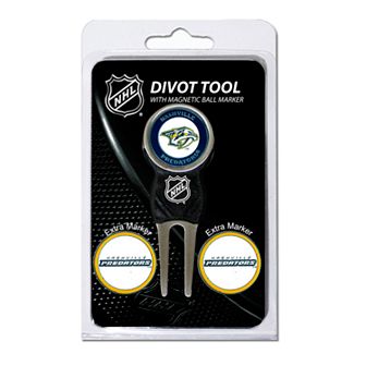 Team Golf Nashville Predators 4 pc Divot Tool & Ball Marker Set