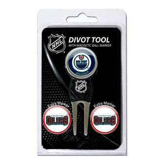 Team Golf Edmonton Oilers 4 pc Divot Tool & Ball Marker Set