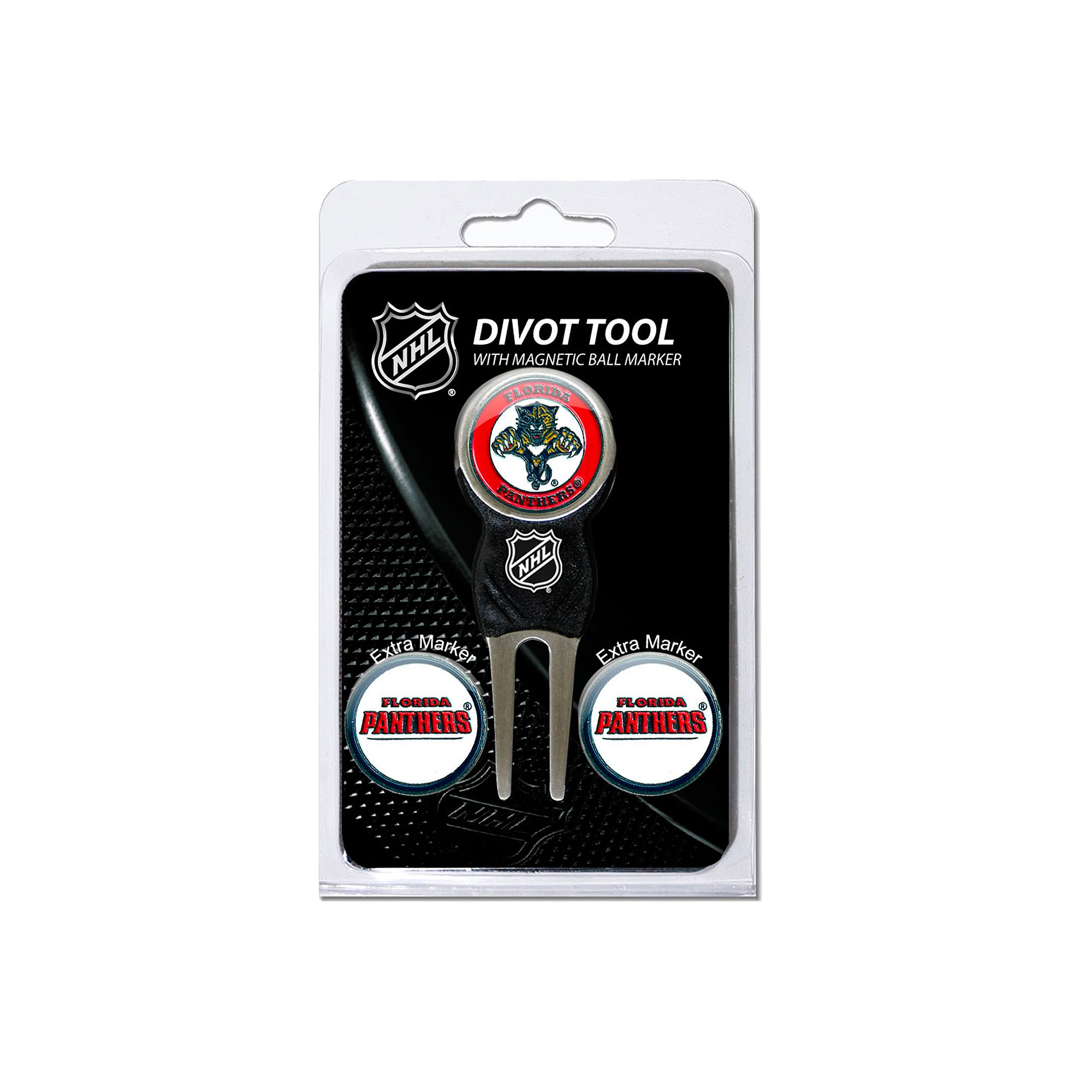 Team Golf Florida Panthers 4-pc. Divot Tool & Ball Marker Set, Pnt Team