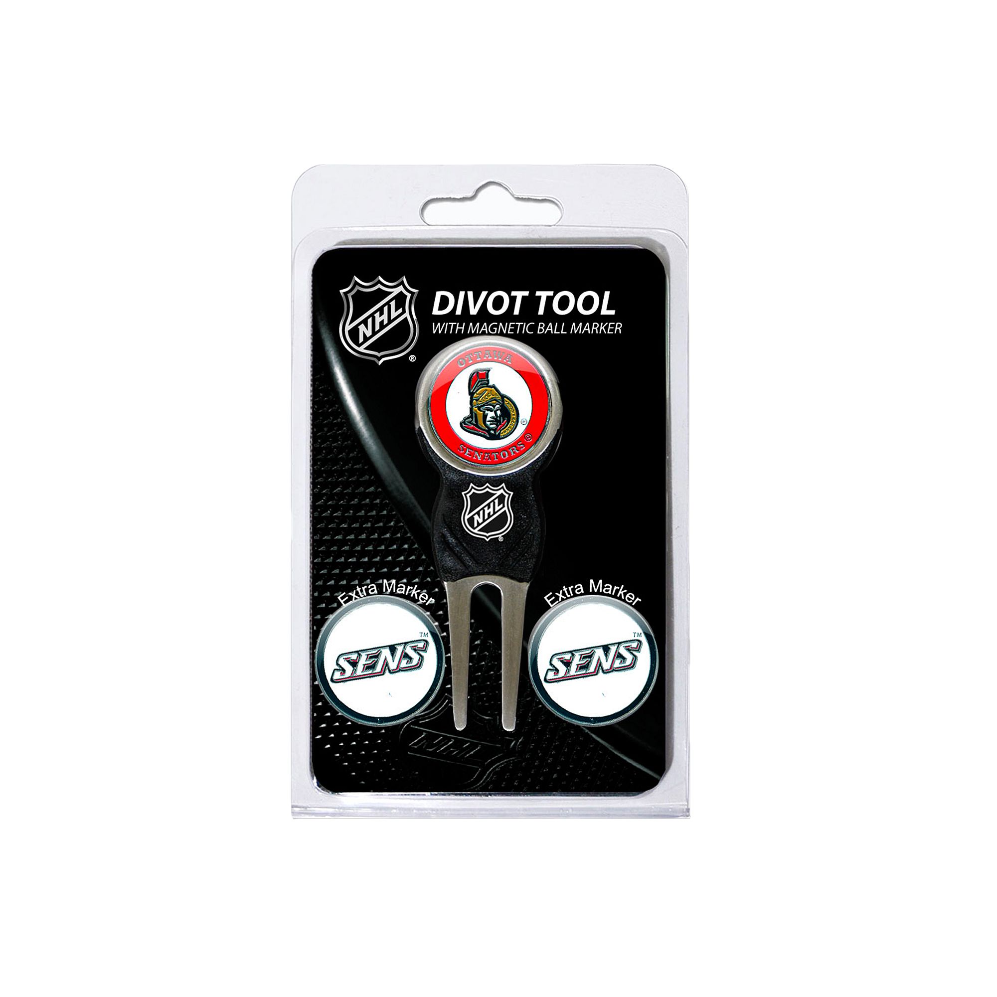 Team Golf Ottawa Senators 4-pc. Divot Tool & Ball Marker Set, Sen Team